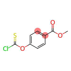 Benzoic acid, 4-(chlorothioxomethoxy)-, methyl ester