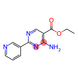 5-PyriMidinecarboxylic acid, 4-aMino-2-(3-pyridinyl)-, ethyl ester