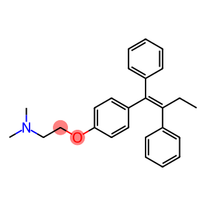2-{4-[(1Z)-1,2-diphenylbut-1-en-1-yl]phenoxy}-N,N-dimethylethanamine 2-hydroxypropane-1,2,3-tricarboxylate (salt)