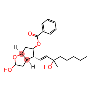 2H-Cyclopenta[b]furan-2,5-diol, hexahydro-4-[(1E)-3-hydroxy-3-methyl-1-octen-1-yl]-, 5-benzoate, (3aR,4R,5R,6aS)-