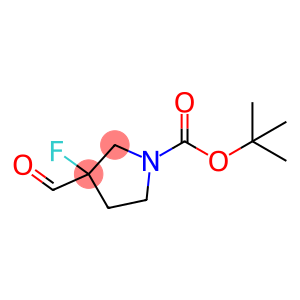 1-Pyrrolidinecarboxylic acid, 3-fluoro-3-formyl-, 1,1-dimethylethyl ester