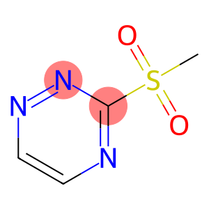 1,2,4-Triazine, 3-(methylsulfonyl)-