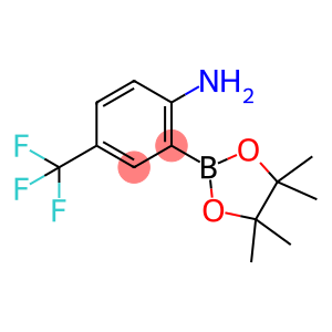 2-(4,4,5,5-四甲基-1,3,2-二氧硼杂环戊烷-2-基)-4-(三氟甲基)苯胺