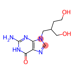 2-amino-9-[4-hydroxy-2-(hydroxymethyl)butyl]-1H-purin-6-one