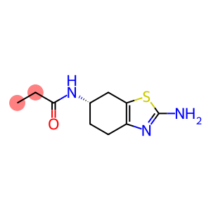 N-[(6S)-2-amino-4,5,6,7-tetrahydro-6-benzothiazolyl]-Propanamide