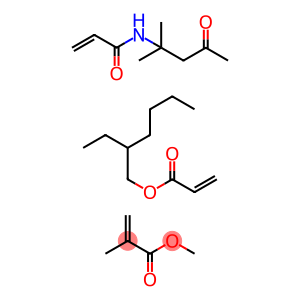 2-Propenoic acid, 2-methyl-, methyl ester, polymer with N-(1,1-dimethyl-3-oxobutyl)-2-propenamide and 2-ethylhexyl 2-propenoate