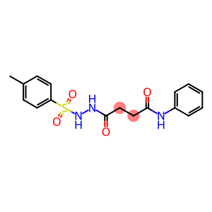4-{2-[(4-methylphenyl)sulfonyl]hydrazino}-4-oxo-N-phenylbutanamide