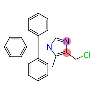 1H-Imidazole, 4-(chloromethyl)-5-methyl-1-(triphenylmethyl)-