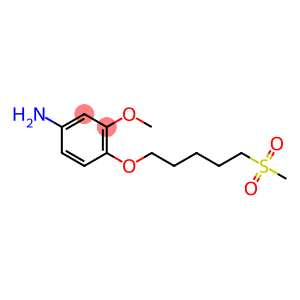 Benzenamine, 3-methoxy-4-[[5-(methylsulfonyl)pentyl]oxy]-