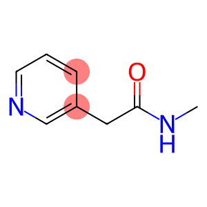 3-Pyridineacetamide, N-methyl-