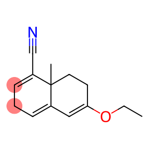 1-Naphthonitrile,6-ethoxy-3,7,8,8a-tetrahydro-8a-methyl-(6CI)
