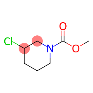 1-Piperidinecarboxylic  acid,  3-chloro-,  methyl  ester