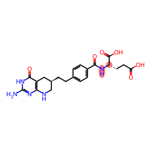 N-(4-{2-[(6R)-2-amino-4-oxo-1,4,5,6,7,8-hexahydropyrido[2,3-d]pyrimidin-6-yl]ethyl}benzoyl)-L-glutamic acid