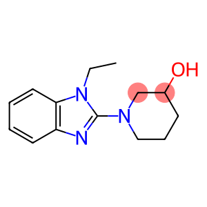 1-(1-Ethyl-1H-benzoiMidazol-2-yl)-piperidin-3-ol, 98+% C14H19N3O, MW: 245.33