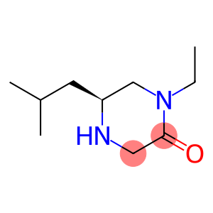 Piperazinone, 1-ethyl-5-(2-methylpropyl)-, (S)- (9CI)