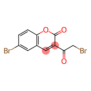 2H-1-Benzopyran-2-one, 6-bromo-3-(2-bromoacetyl)-