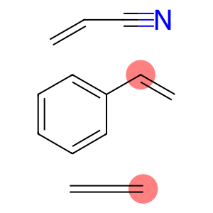 2-Propenenitrile polymer with ethene and ethenylbenzene, graft