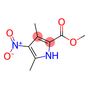 Pyrrole-2-carboxylic acid, 3,5-dimethyl-4-nitro-, methyl ester (6CI)
