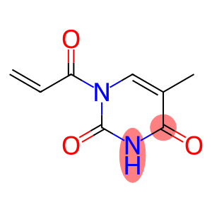 2,4(1H,3H)-Pyrimidinedione, 5-methyl-1-(1-oxo-2-propen-1-yl)-