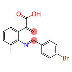 2-(4-溴苯基)-8-甲基喹啉-4-羧酸