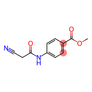 4-[(2-cyano-1-oxoethyl)amino]benzoic acid methyl ester