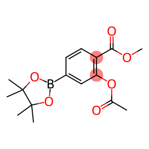 Benzoic acid, 2-(acetyloxy)-4-(4,4,5,5-tetramethyl-1,3,2-dioxaborolan-2-yl)-, methyl ester