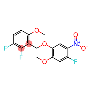 1,2-二氟-3-((4-氟-2-甲氧基-5-硝基苯氧基)甲基)-4-甲氧基苯