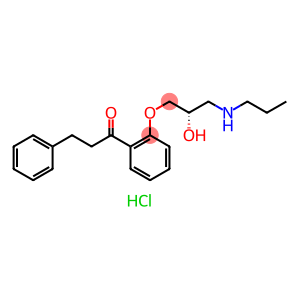 1-Propanone, 1-[2-[(2S)-2-hydroxy-3-(propylamino)propoxy]phenyl]-3-phenyl-, hydrochloride (9CI)