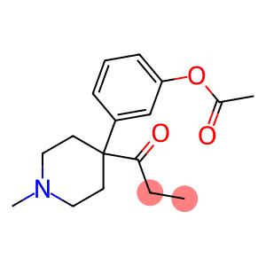 [3-(1-methyl-4-propanoylpiperidin-4-yl)phenyl] acetate