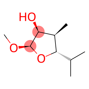 3-Furanol,tetrahydro-2-methoxy-4-methyl-5-(1-methylethyl)-,(2alpha,3alpha,4alpha,5bta)-(9CI)
