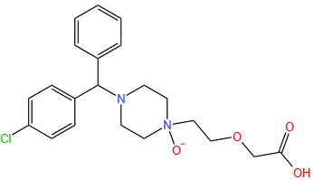 1-(2-(carboxymethoxy)ethyl)-4-((4-chlorophenyl)(phenyl)methyl)piperazine 1-oxide