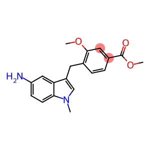 methyl 4-[(5-amino-1-methylindol-3-yl)methyl]-3-methoxybenzoate