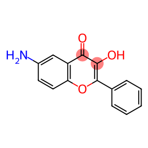4H-1-Benzopyran-4-one, 6-amino-3-hydroxy-2-phenyl-