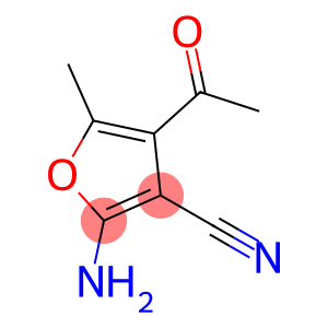3-furancarbonitrile, 4-acetyl-2-amino-5-methyl-
