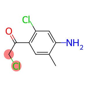 Acetophenone, 4-amino-2,2-dichloro-5-methyl- (6CI)