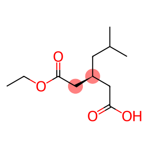 Pentanedioic acid, 3-(2-methylpropyl)-, 1-ethyl ester, (3S)-