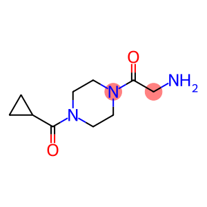 Ethanone, 2-amino-1-[4-(cyclopropylcarbonyl)-1-piperazinyl]-