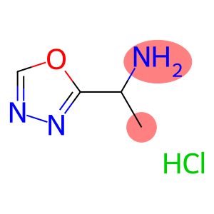 1-(1,3,4-oxadiazol-2-yl)ethanamine hydrochloride