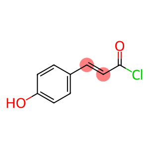 2-Propenoyl chloride, 3-(4-hydroxyphenyl)-, (2E)-