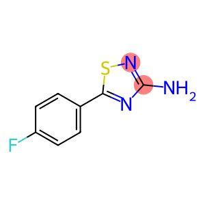 3-AMino-5-(4-fluorophenyl)-1,2,4-thiadiazole, 96%
