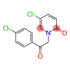 5-chloro-1-[2-(4-chlorophenyl)-2-oxoethyl]-2(1H)-pyridinone