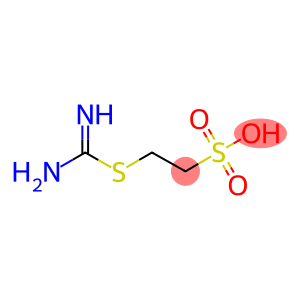 Ethanesulfonic acid, 2-((aminoiminomethyl-14C)thio)-