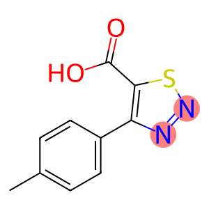 1,2,3-Thiadiazole-5-carboxylic acid, 4-(4-methylphenyl)-