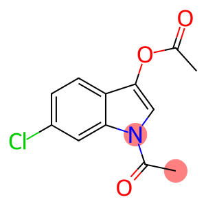 (1-acetyl-6-chloroindol-3-yl) Acetate