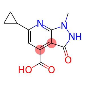 6-cyclopropyl-1-methyl-3-oxo-2H-pyrazolo[3,4-b]pyridine-4-carboxylic acid