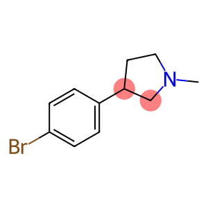 Pyrrolidine, 3-(4-bromophenyl)-1-methyl-