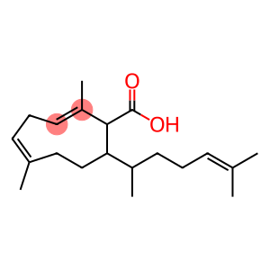 2,5-Cyclononadiene-1-carboxylic acid, 9- (1, 5-dimethyl-4-hexenyl)-2,6 -dimethyl-