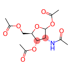 Ribofuranose, 2-acetamido-2-deoxy-, triacetate (6CI)