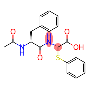 (2S)-2-[[(2S)-2-acetamido-3-phenylpropanoyl]amino]-2-phenylsulfanylacetic acid