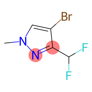1H-Pyrazole, 4-bromo-3-(difluoromethyl)-1-methyl-